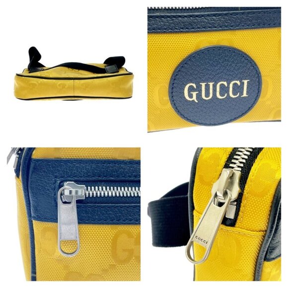 Gucci Nylon GG Pattern Off the Grid Body Bag Yellow Body - Picture 5 of 10